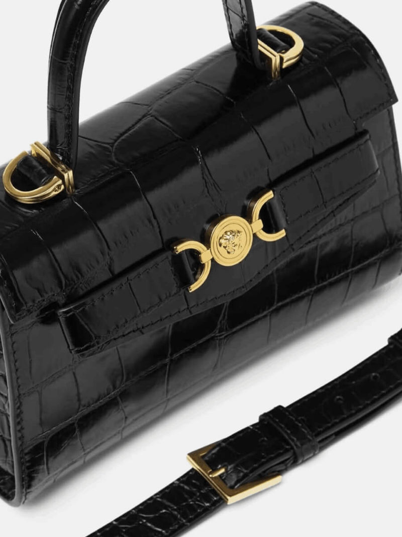 black versace bag